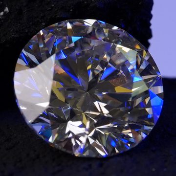 Fotografie eines Diamanten, Brillant (Beispielaufnahme)